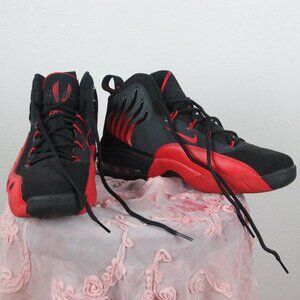 Nike, Sonic Flight Tennis Shoes, Men's Size 9.5, Red and Black, NEW